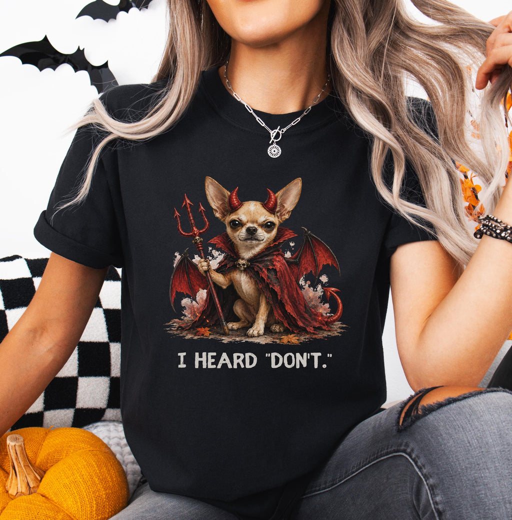 Devil Chihuahua Halloween Shirt