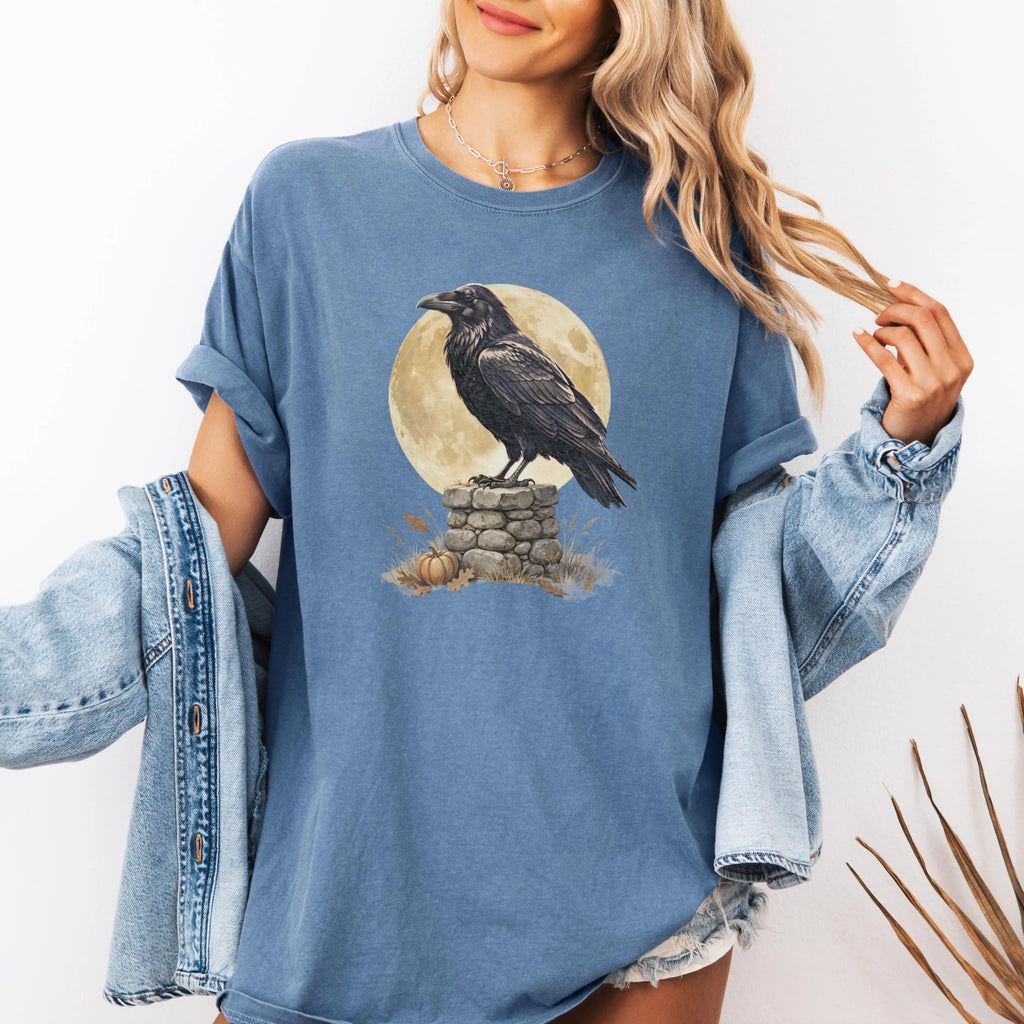 Gothic Raven Halloween Shirt