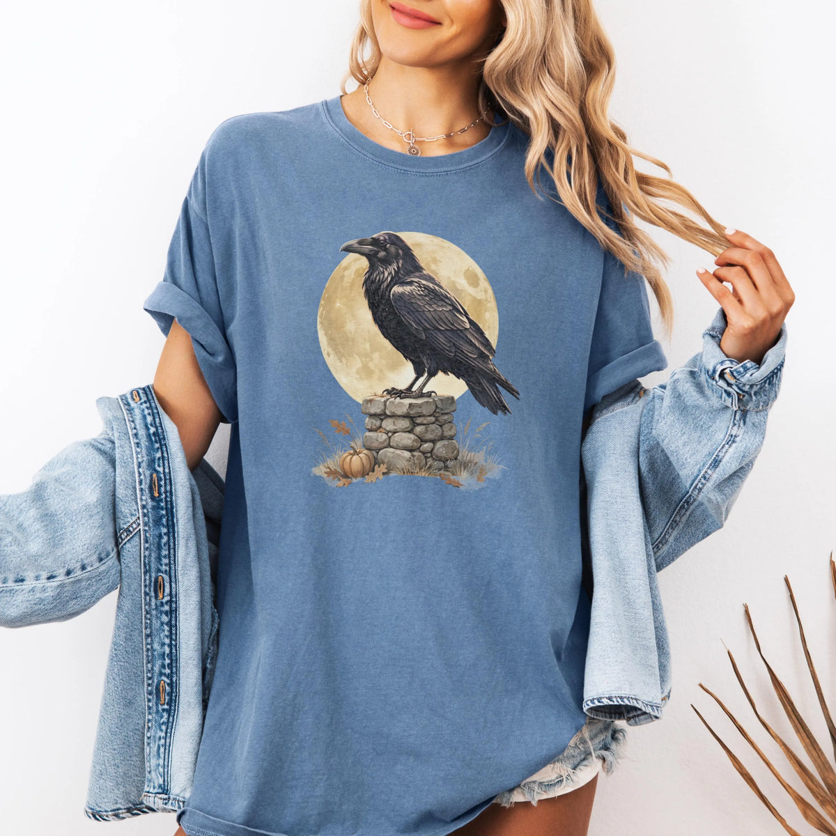 Gothic Raven Halloween Shirt