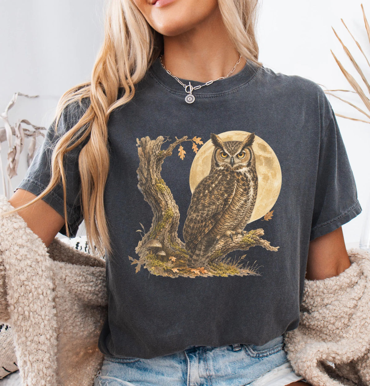 Cottagecore Barn Owl Tee