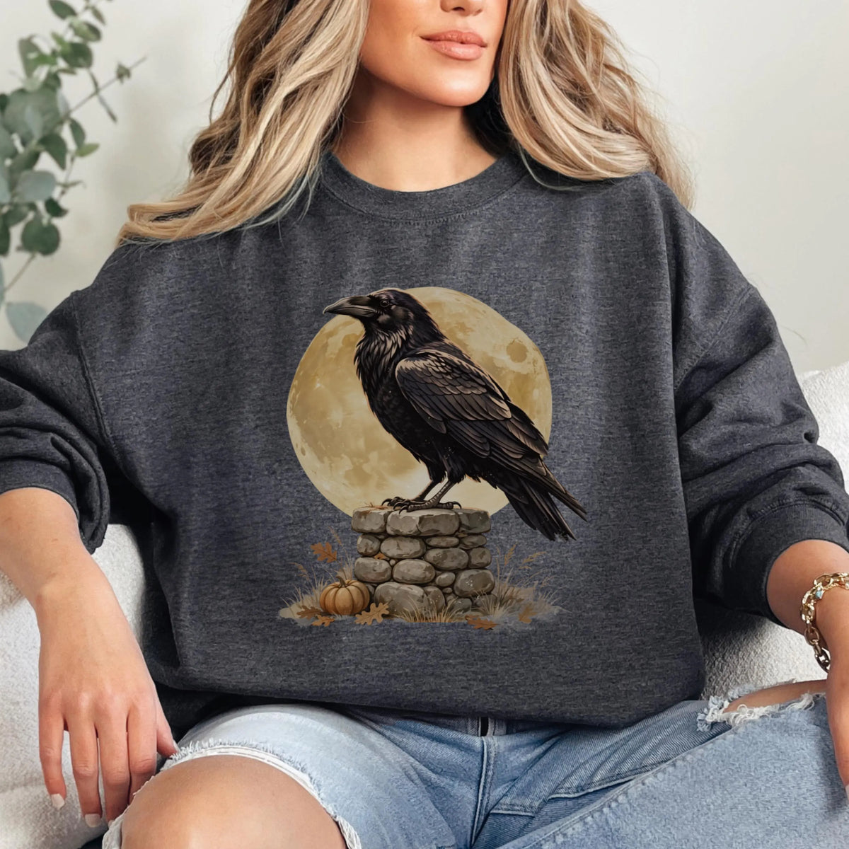 Gothic Raven Sweatshirt