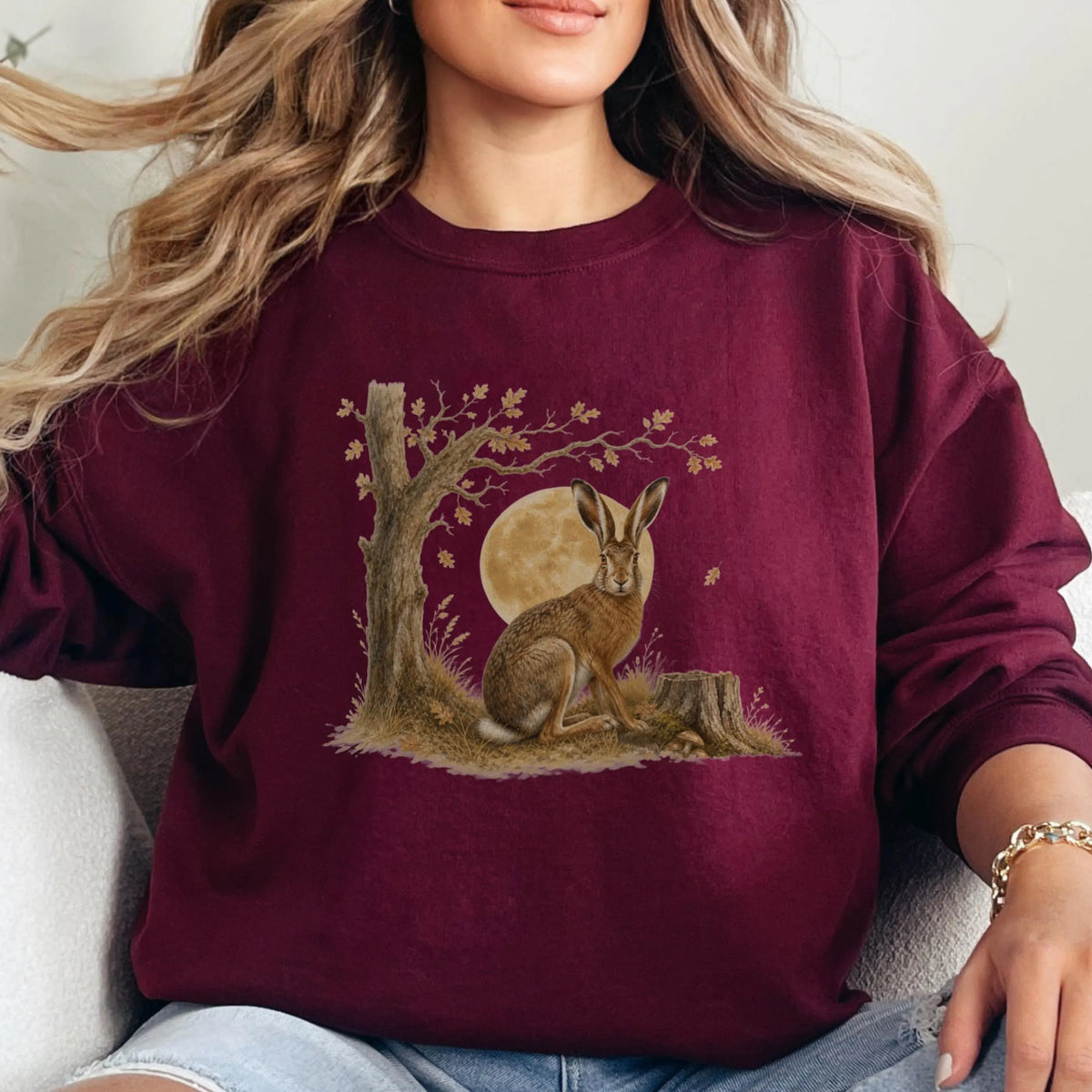 Cottagecore Rabbit Crewneck
