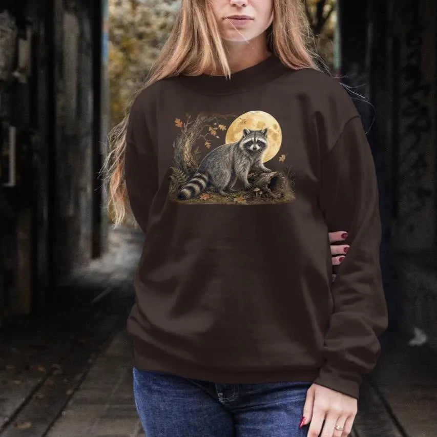 Cottagecore Raccoon Sweatshirt