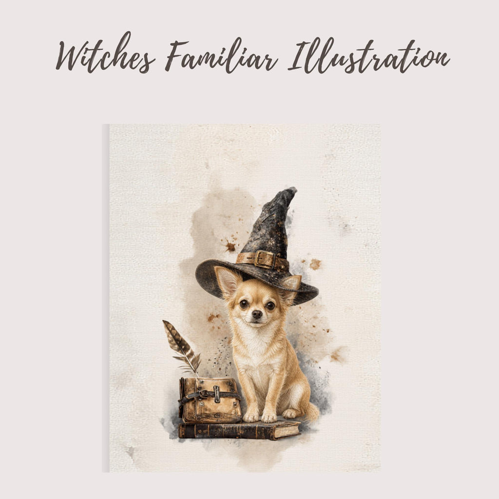 Chihuahua Witch Poster