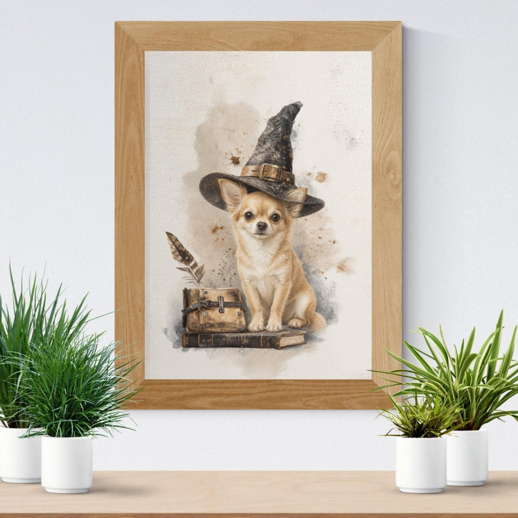 Chihuahua Witch Poster