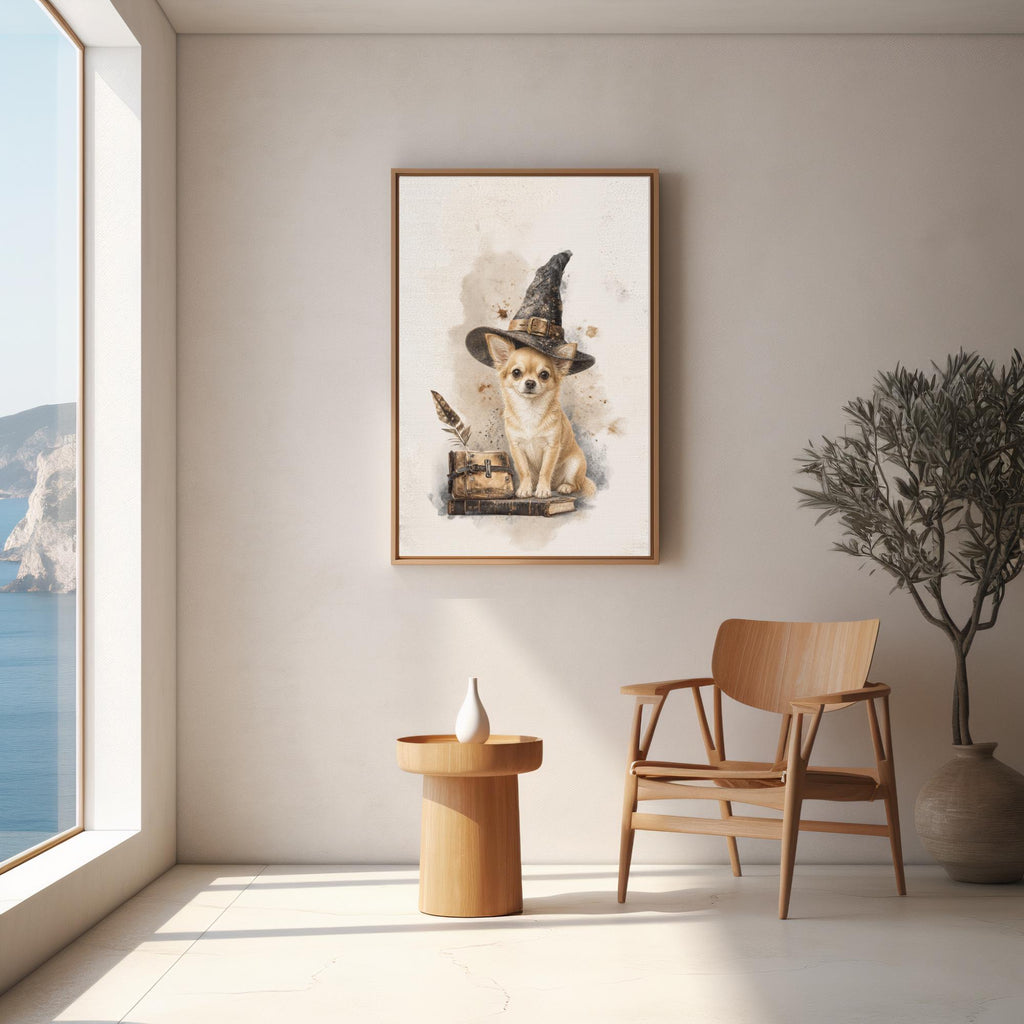 Chihuahua Witch Poster