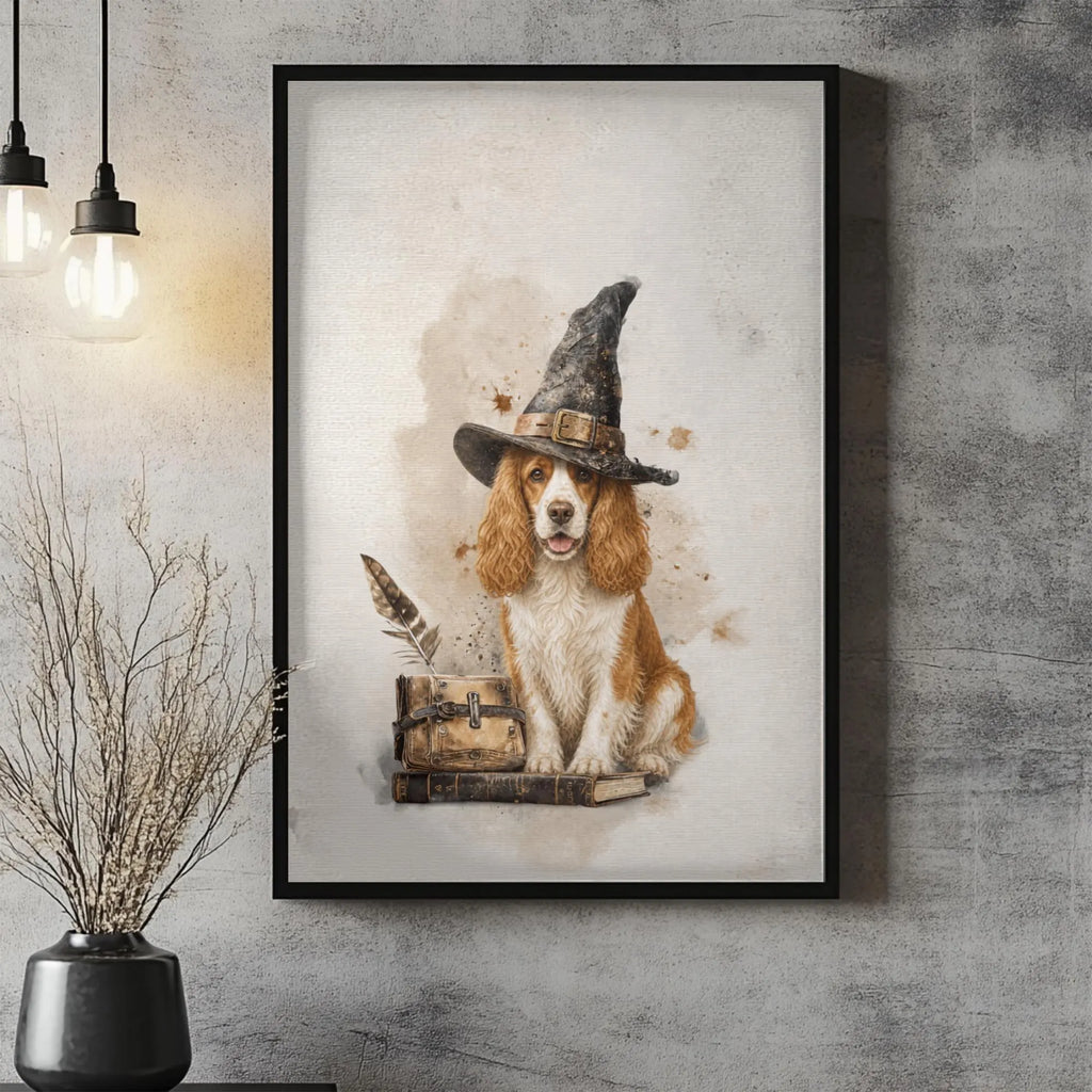 Cocker Spaniel Witch Poster