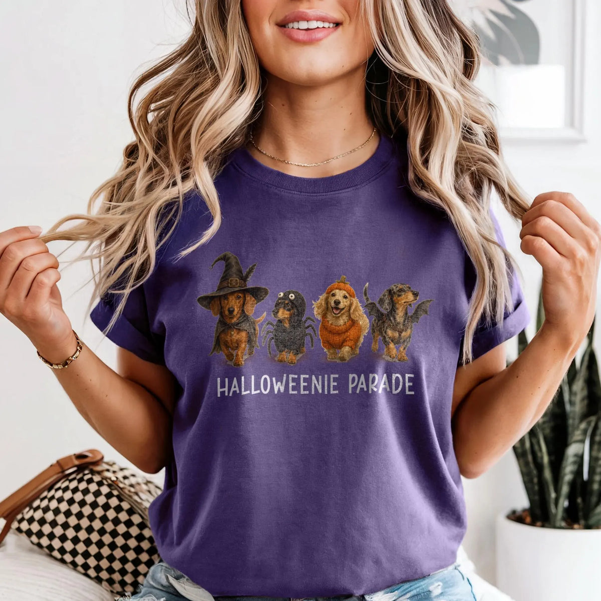 Halloweenie Parade Dachshund Shirt