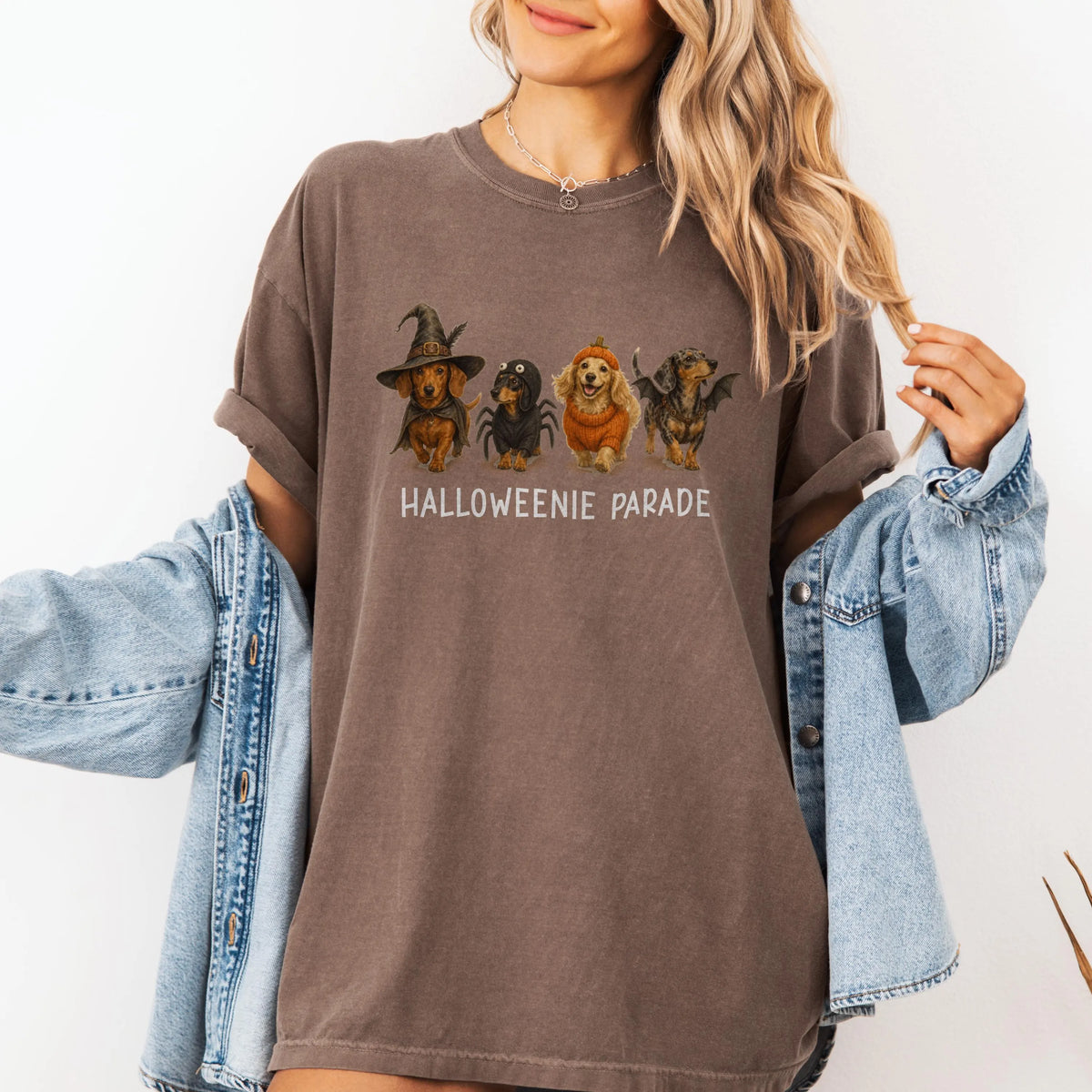 Halloweenie Parade Dachshund Shirt