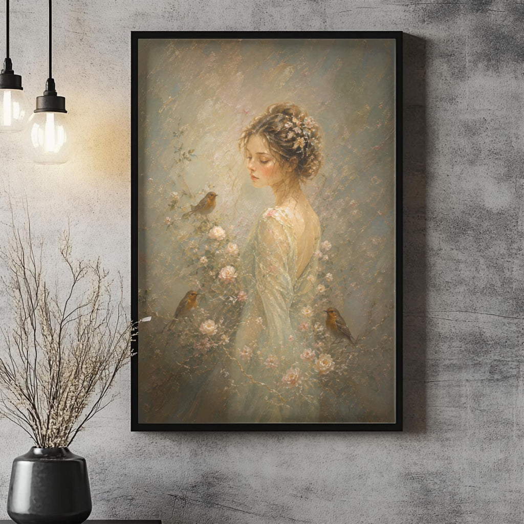 Robin Bird Wall Art Print
