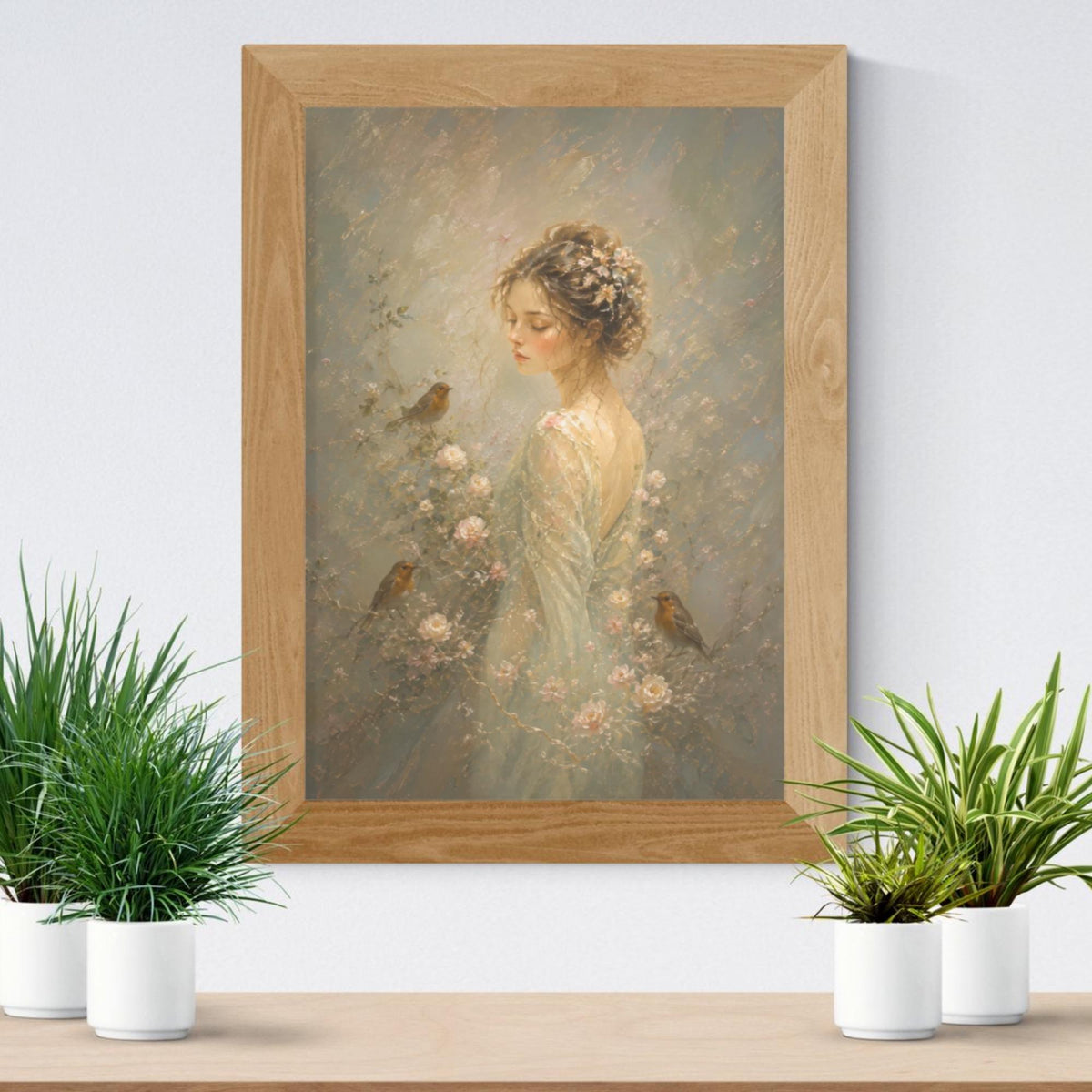 Robin Bird Wall Art Print