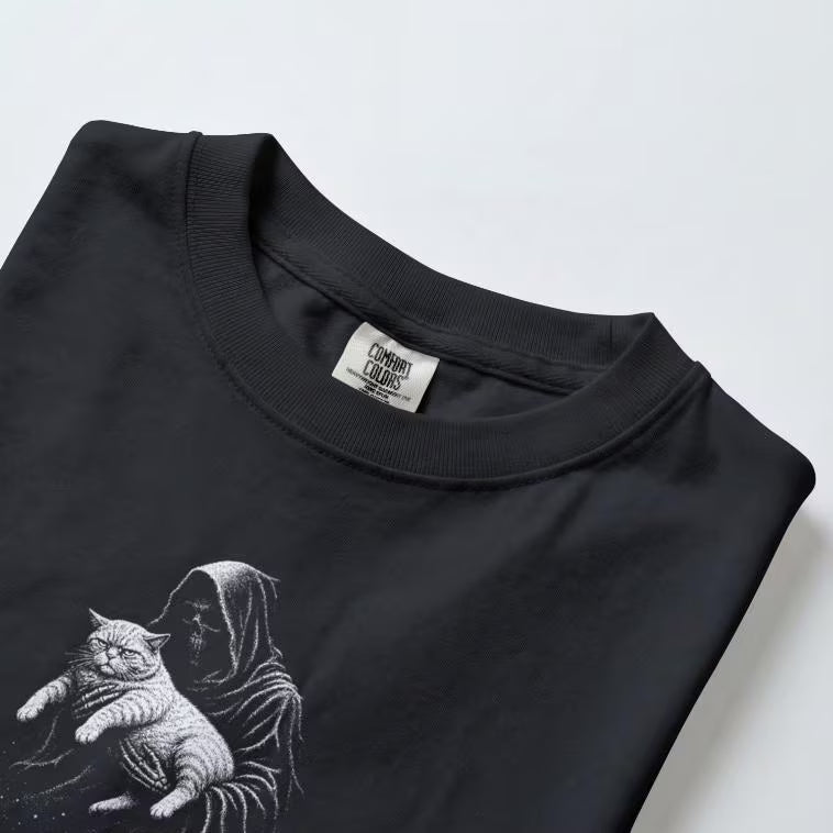 Grim Reaper Cat Halloween Shirt