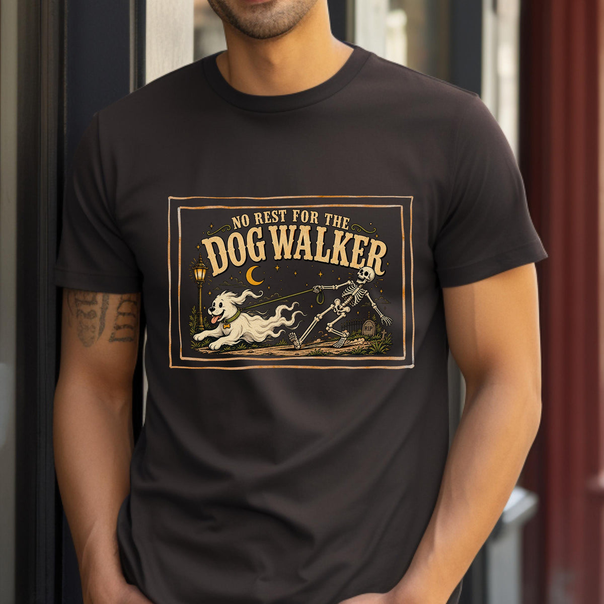 No Rest for the Dog Walker Shirt