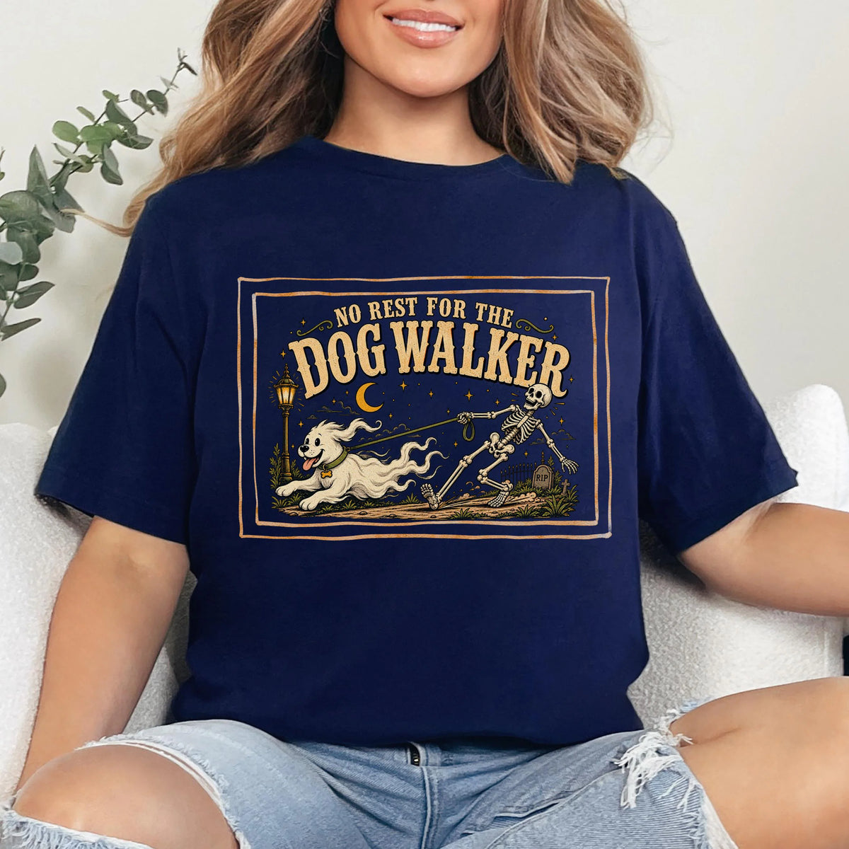 No Rest for the Dog Walker Shirt