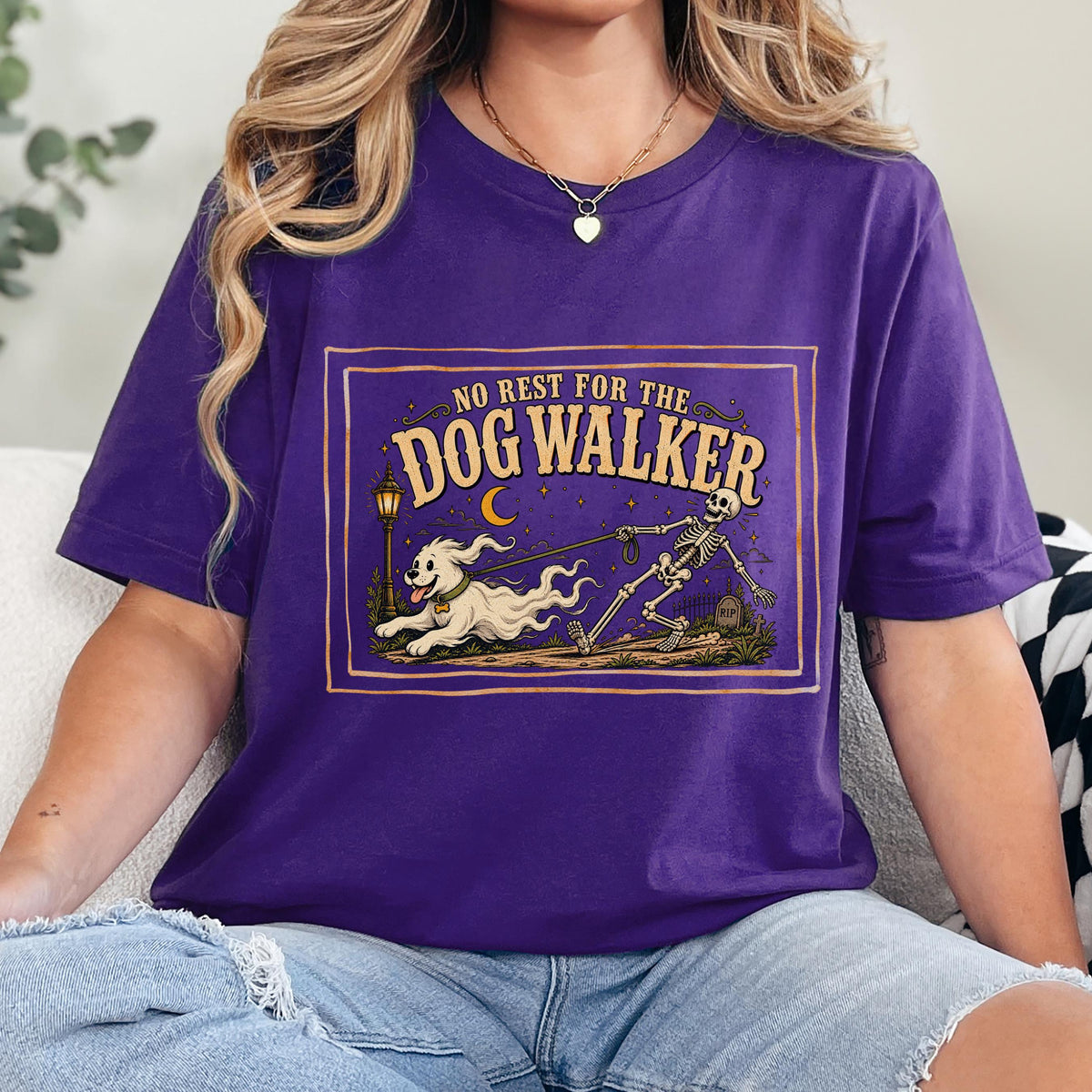 No Rest for the Dog Walker Shirt