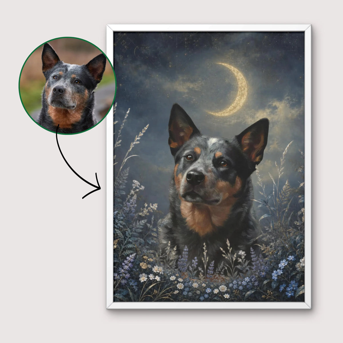 Celestial Custom Pet Portrait