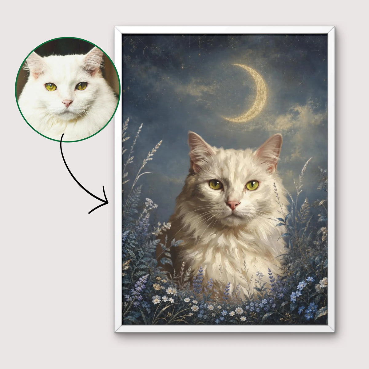 Celestial Custom Pet Portrait