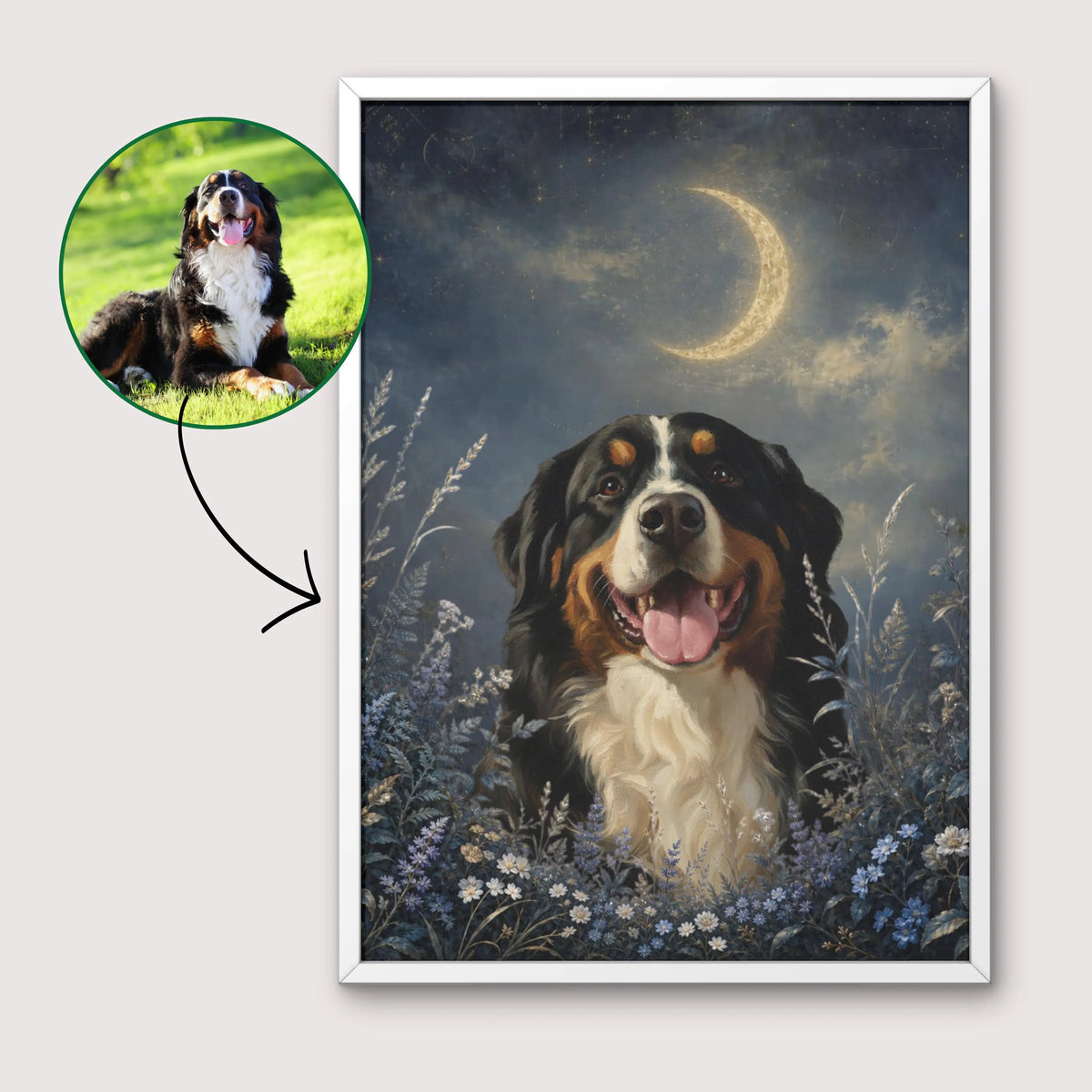 Celestial Custom Pet Portrait