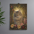Floral Custom Pet Portrait Canvas