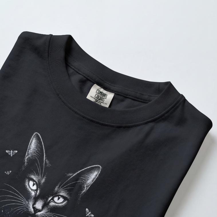 I See Things Black Cat Shirt