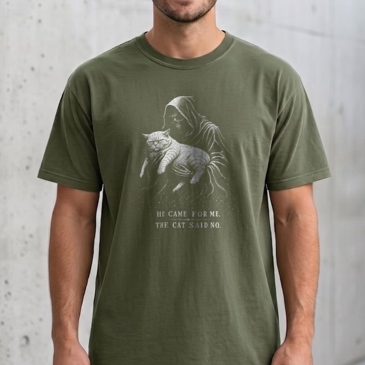 Grim Reaper Cat Halloween Shirt