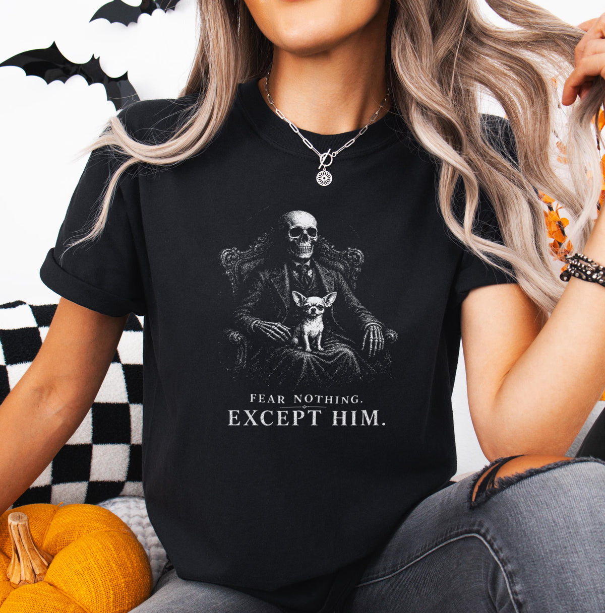 Fear Nothing Chihuahua Halloween Shirt