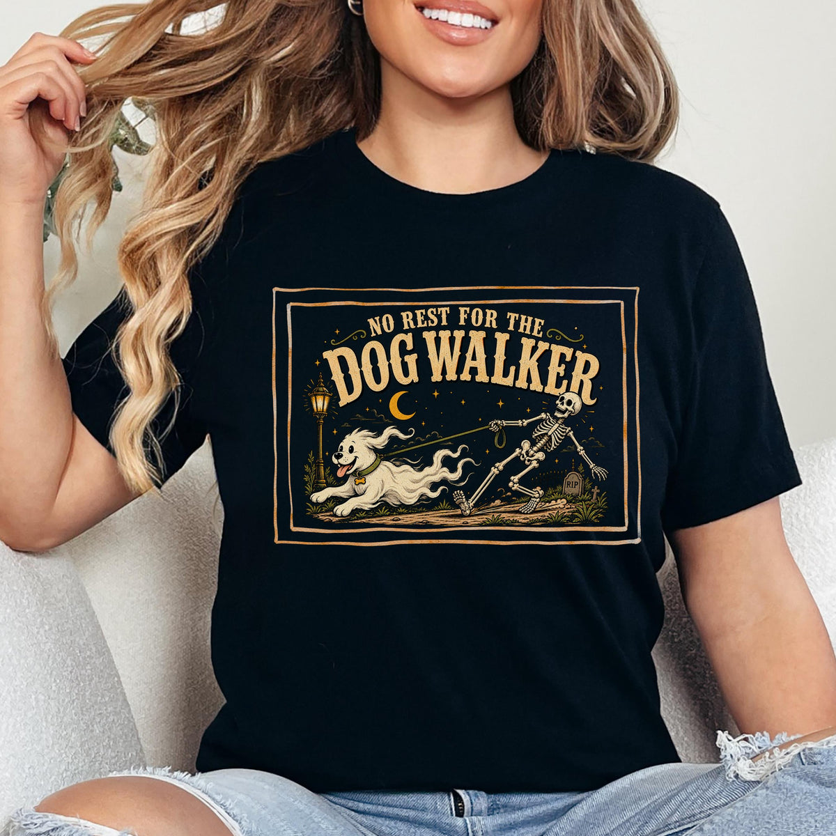 No Rest for the Dog Walker Shirt