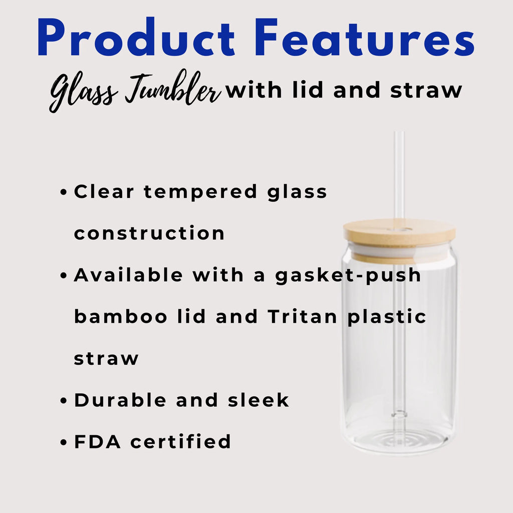 German Shepherd Fall Glass Can Tumbler