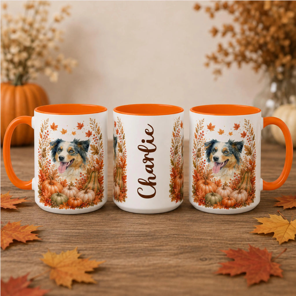 Custom Pet Fall Photo Mug