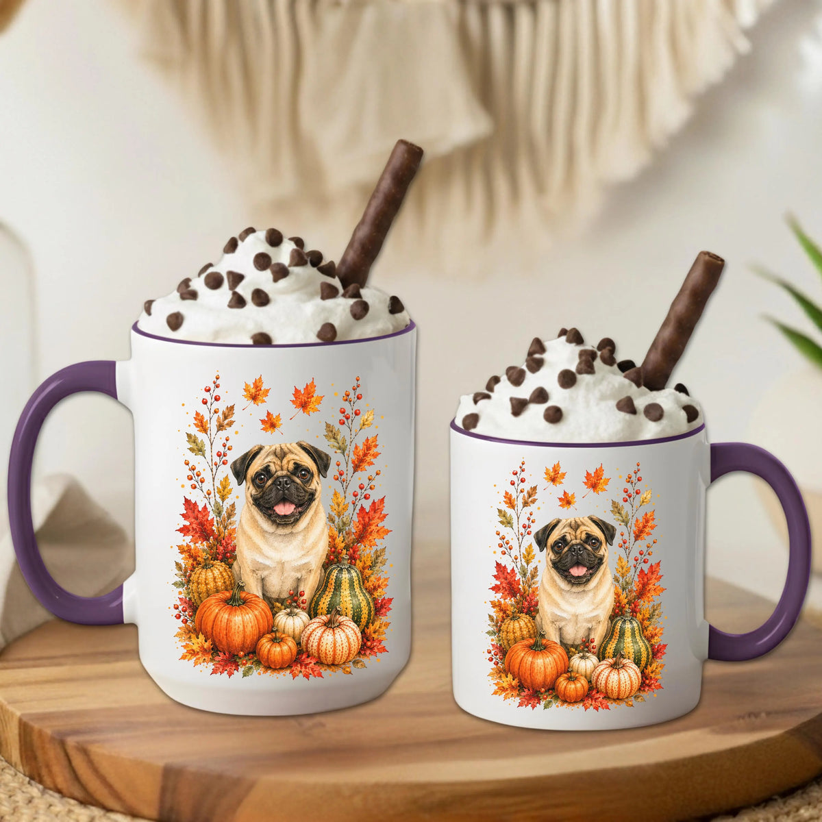 Pug Fall Coffee Mug