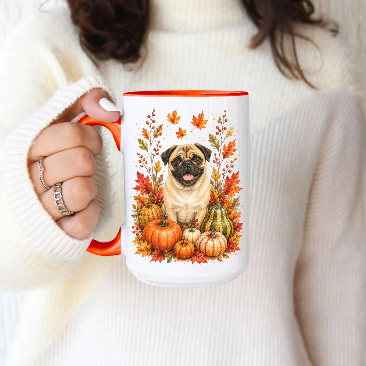 Pug Fall Coffee Mug