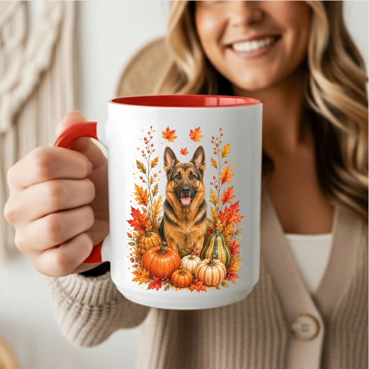 German Shepherd Fall Mug