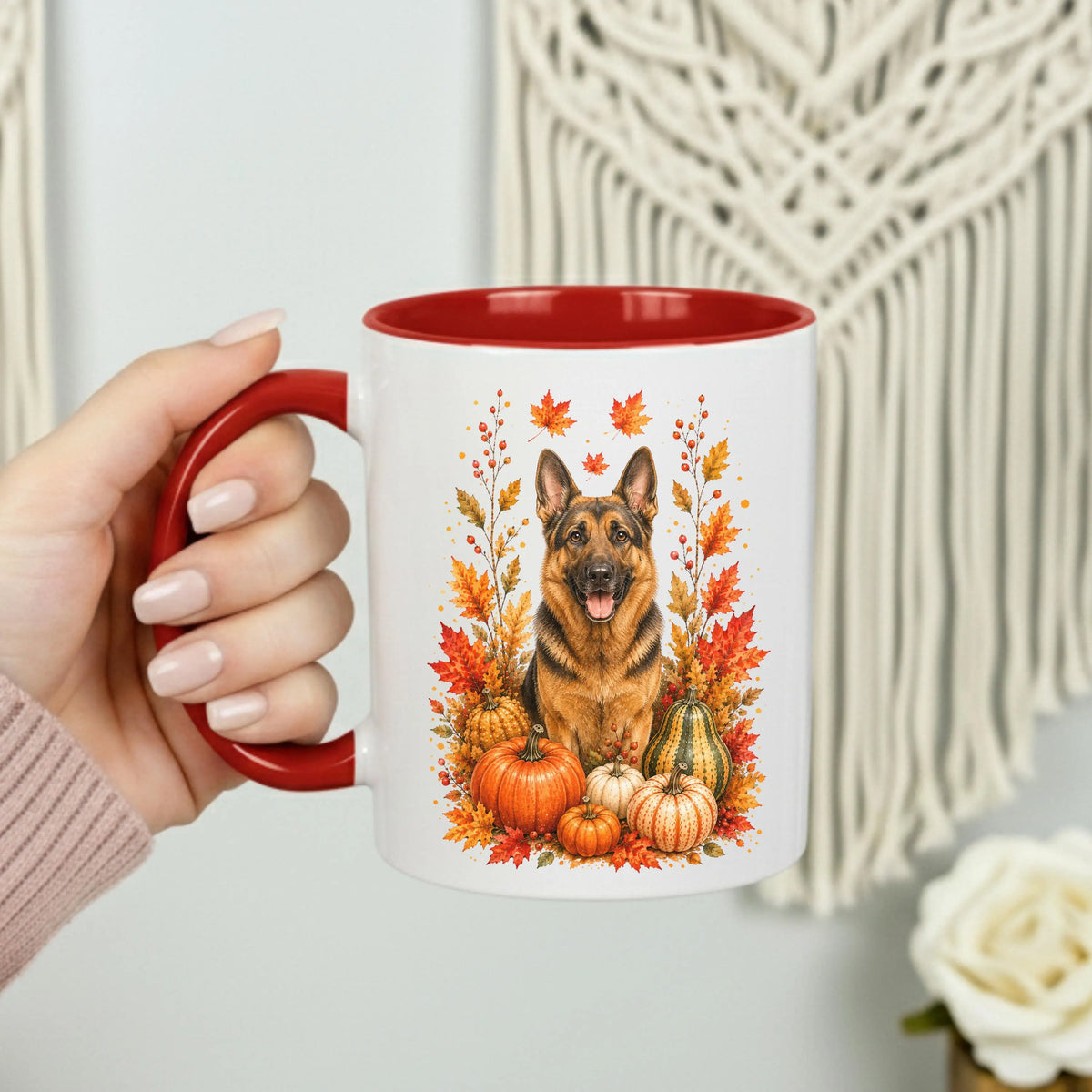 German Shepherd Fall Mug