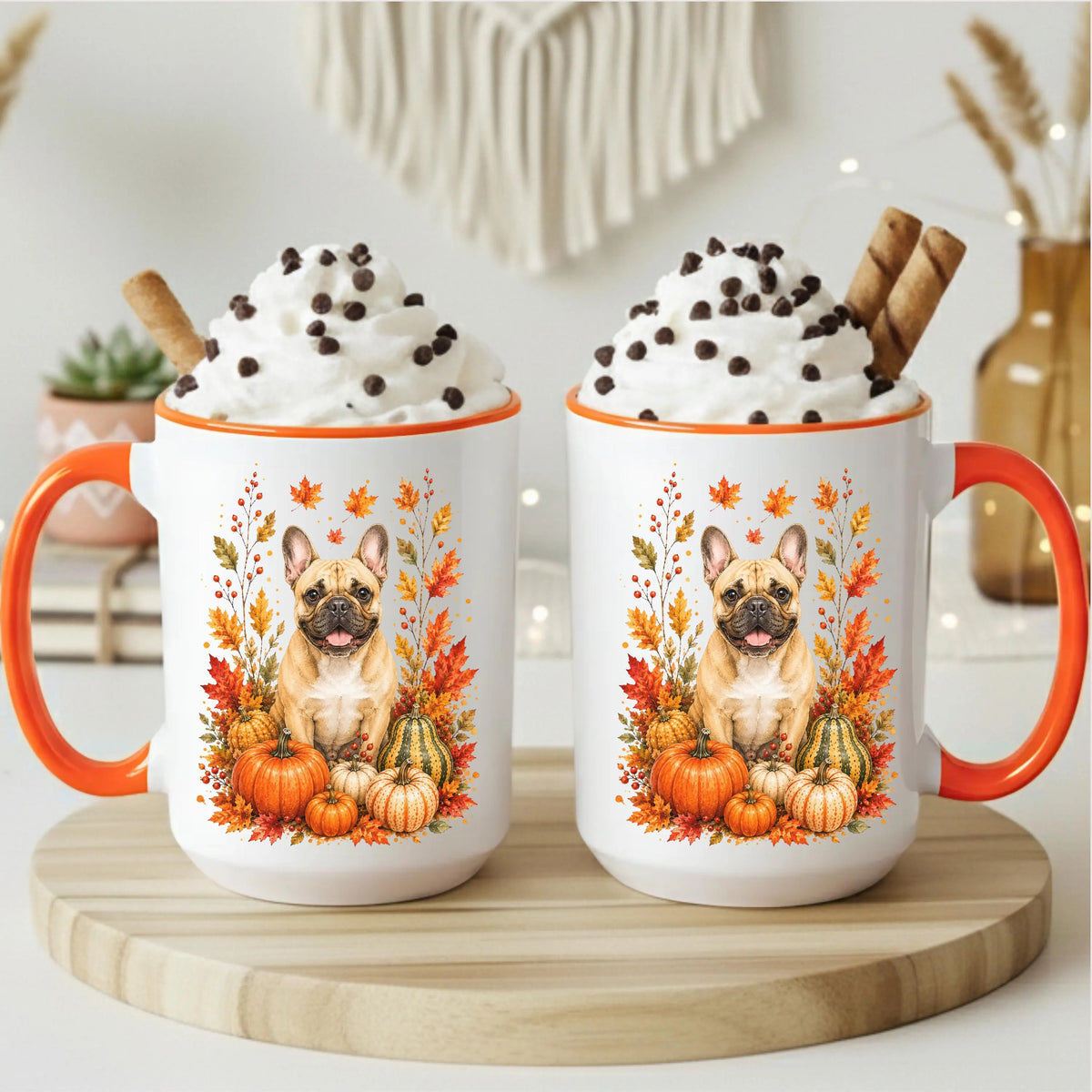 French Bulldog Fall Coffee Mug