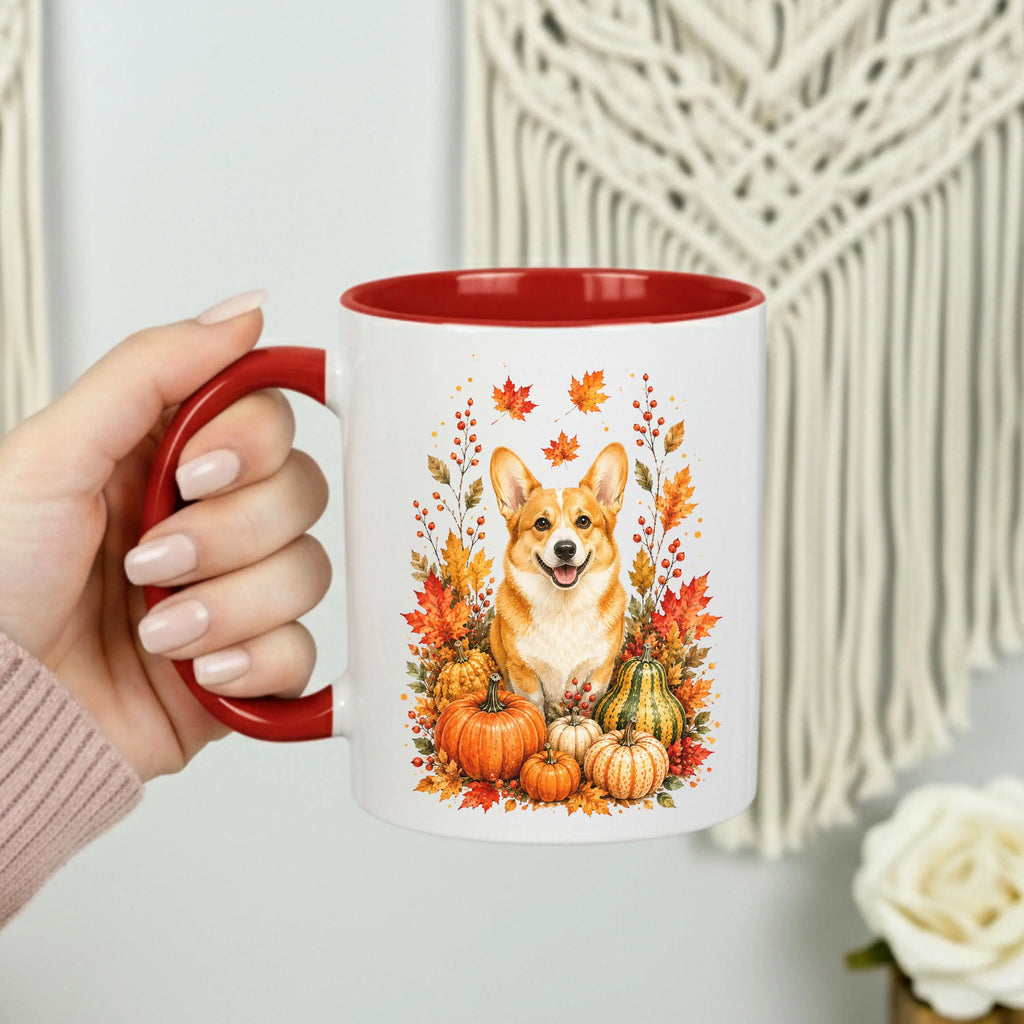 Corgi Fall Coffee Mug