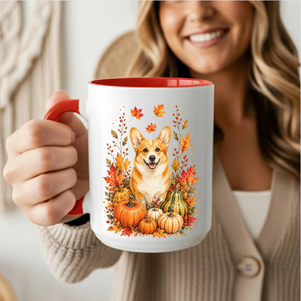 Corgi Fall Coffee Mug