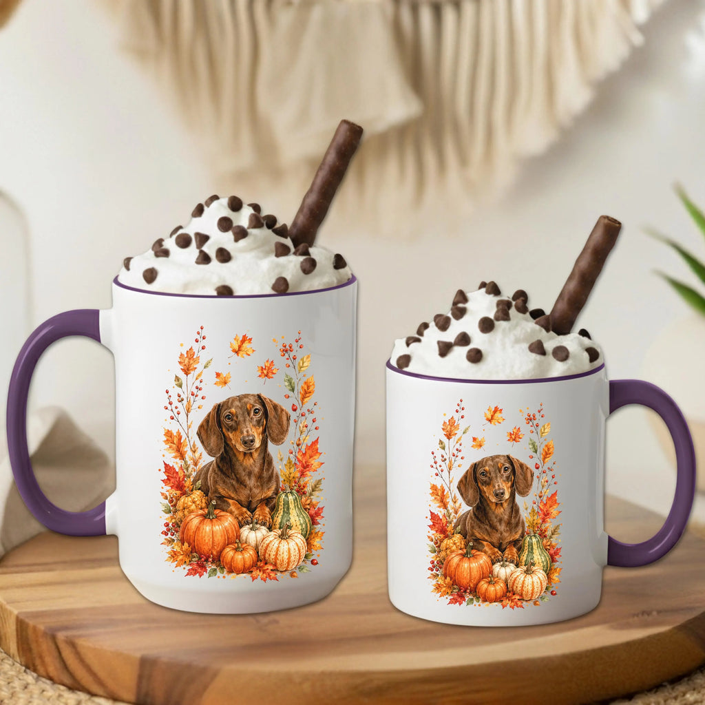 Dachshund Fall Coffee Mug