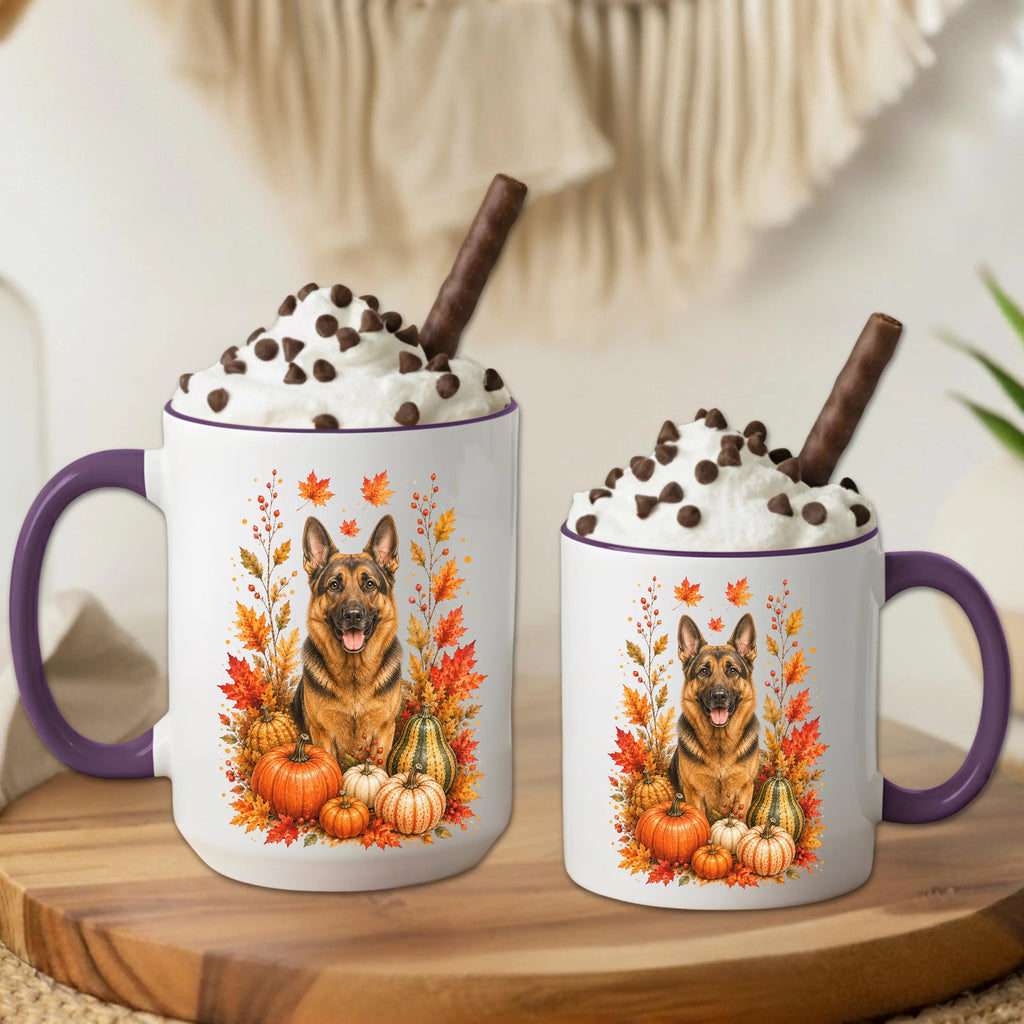 German Shepherd Fall Mug