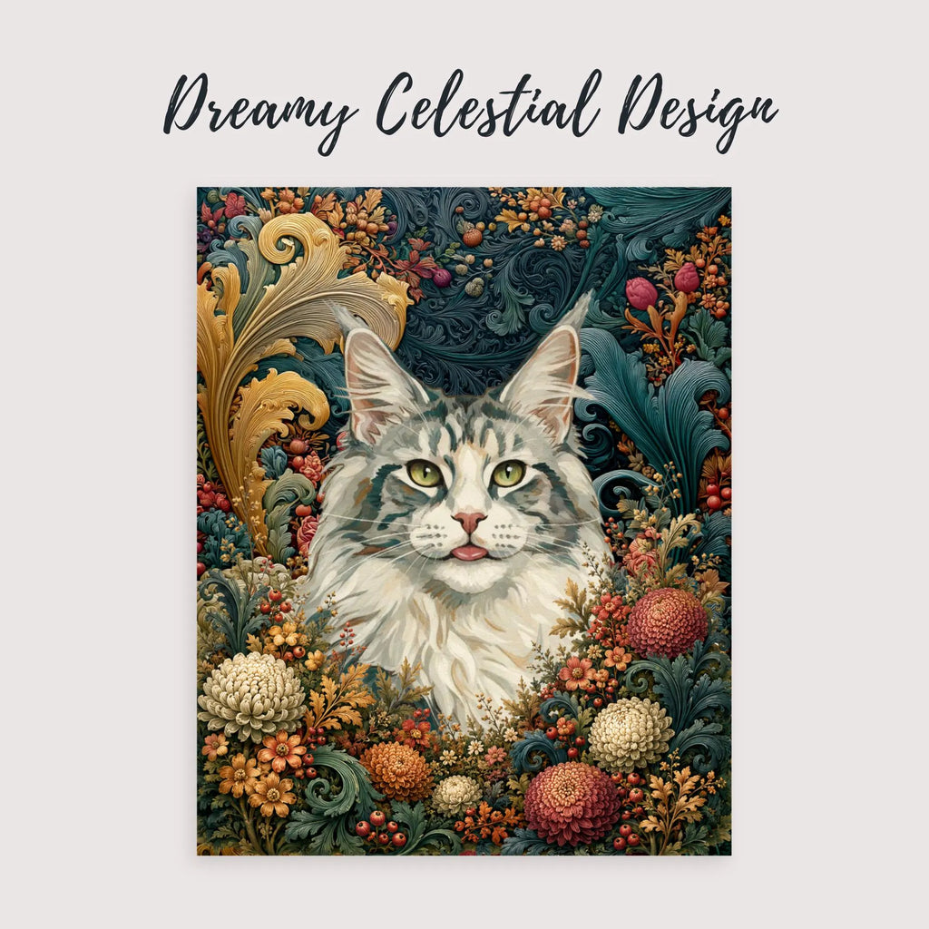 Floral Custom Pet Portrait