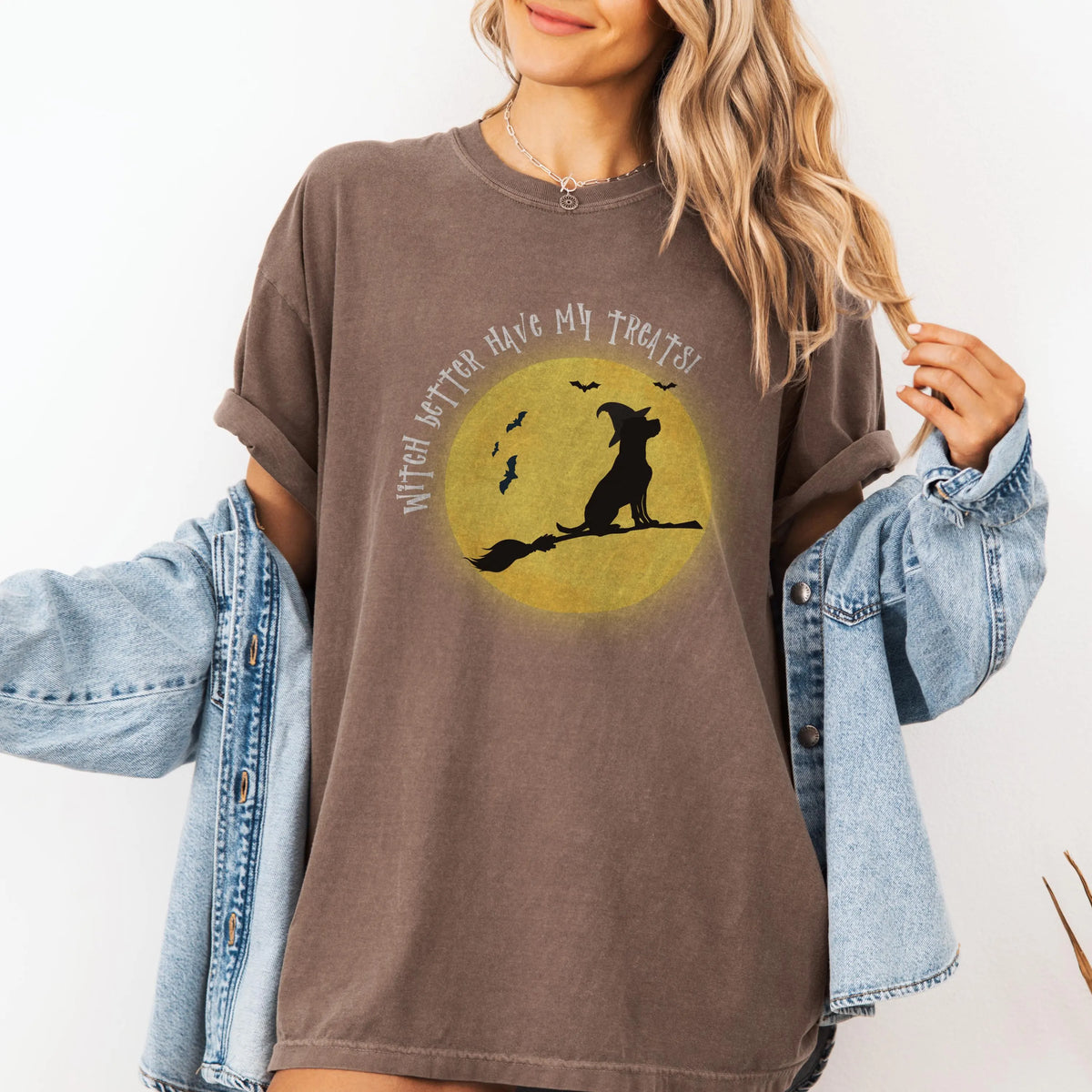 Boxer Witch Halloween Shirt