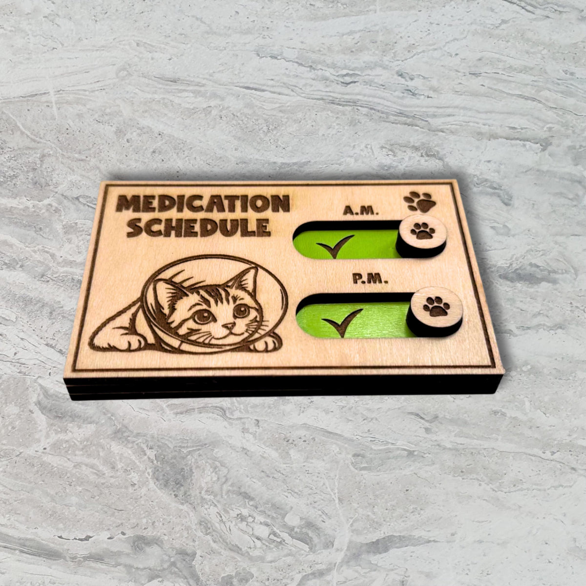 Cat Medication Reminder Fridge Magnet
