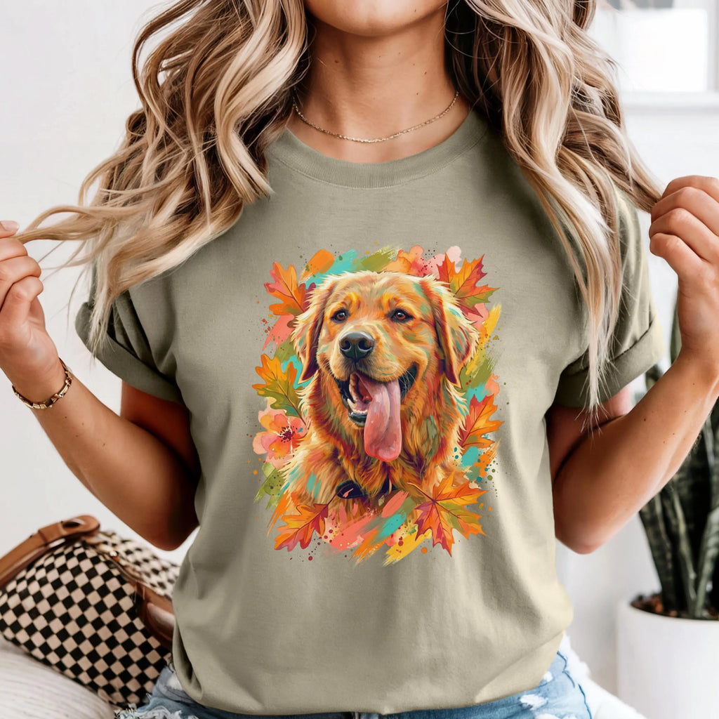 Custom Fall Pet Portrait Shirt