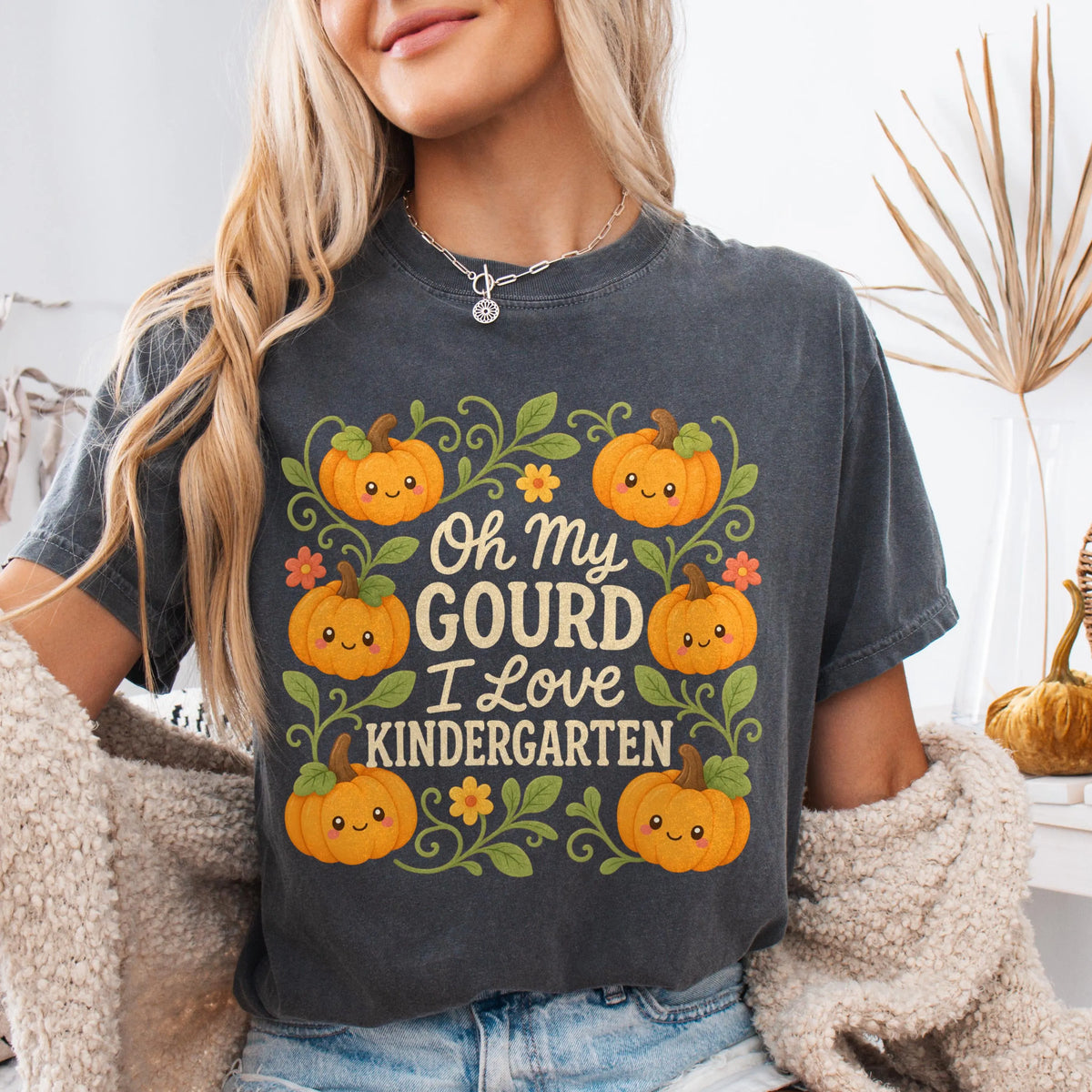 Oh My Gourd Kindergarten Teacher Shirt