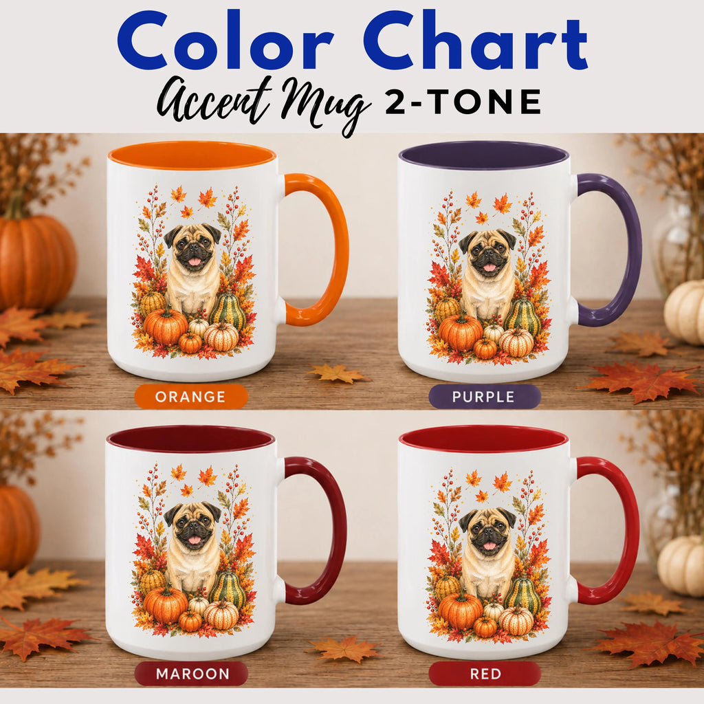 Pug Fall Coffee Mug