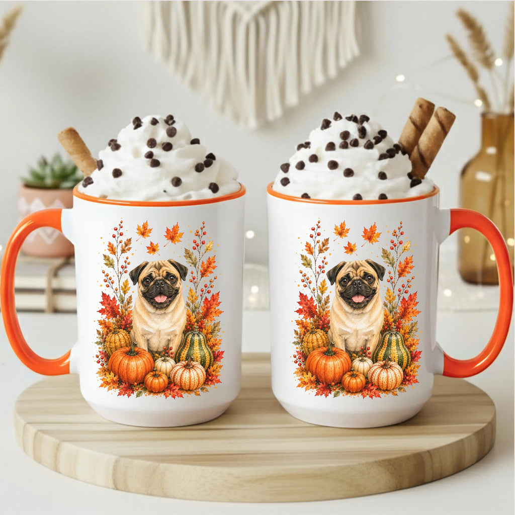Pug Fall Coffee Mug