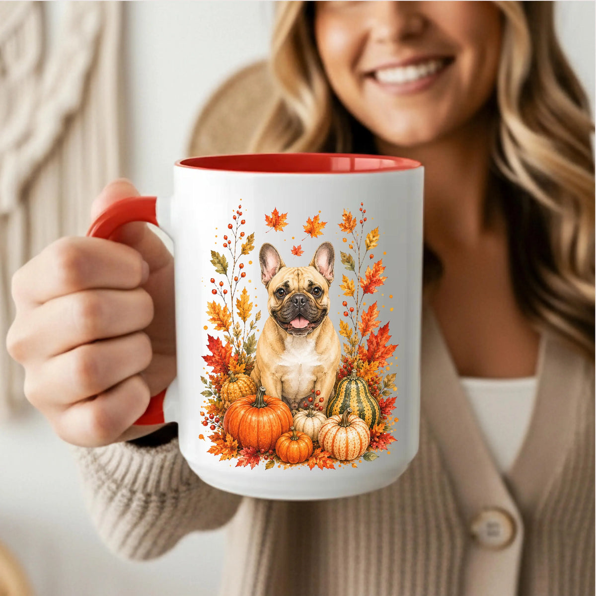 French Bulldog Fall Coffee Mug