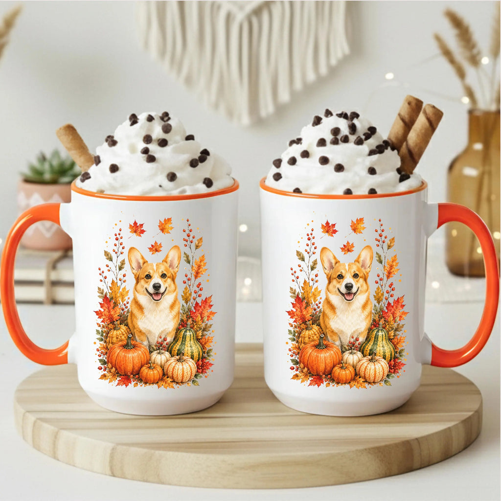 Corgi Fall Coffee Mug
