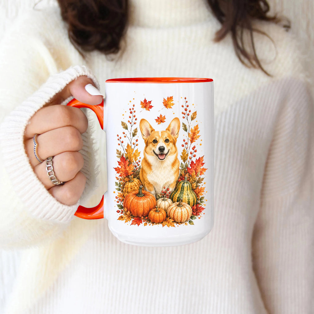 Corgi Fall Coffee Mug