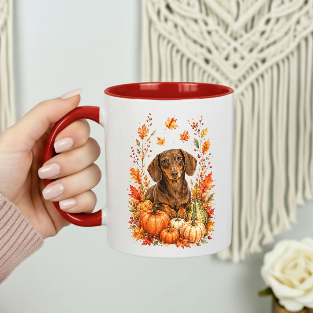 Dachshund Fall Coffee Mug