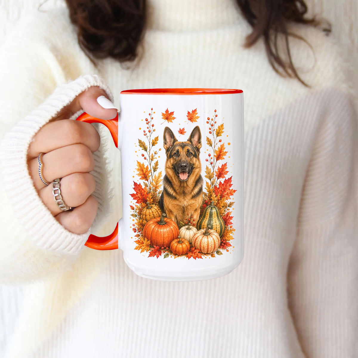 German Shepherd Fall Mug